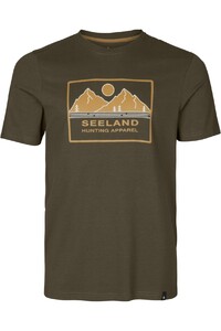 2024 Seeland Mens Kestrel T-Shirt 4037210220014 - Grizzly Brown